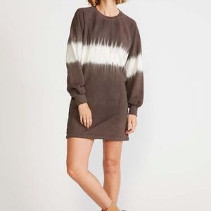 ETICA “Winona” French Terry Dress Bracken Horizon, Cotton Knit